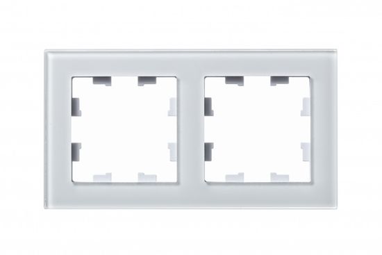 Рамка 2-м AtlasDesign Nature стекло бел. SE ATN320102