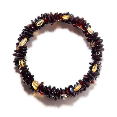 Браслет из натуральных камней женский. Браслет из янтаря натурального на гибкой леске