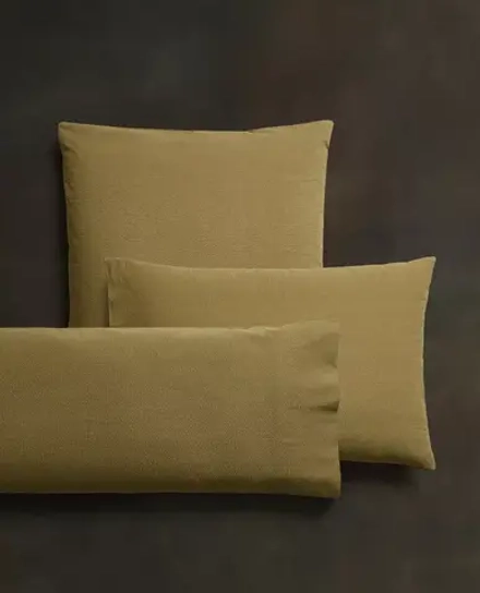 ZARA HOME НАВОЛОЧКА ИЗ СИТЦА, ЗЕЛЕНЫЙ