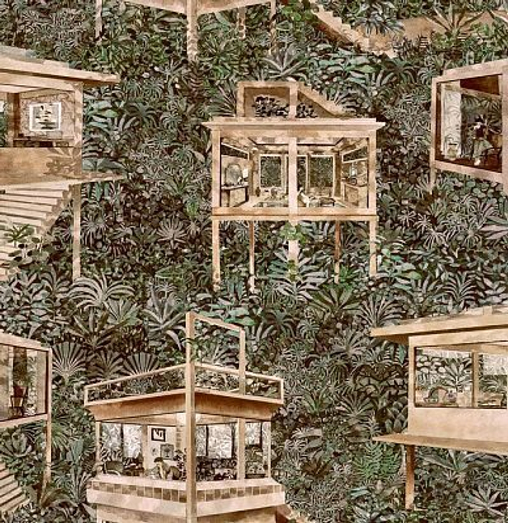 обои современные текстильные 97581