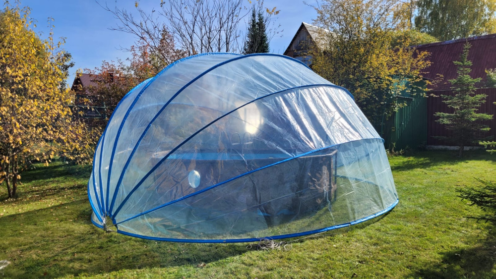 Купол-тент для бассейна, диаметр 5,5 м (Pool tent 5,5)