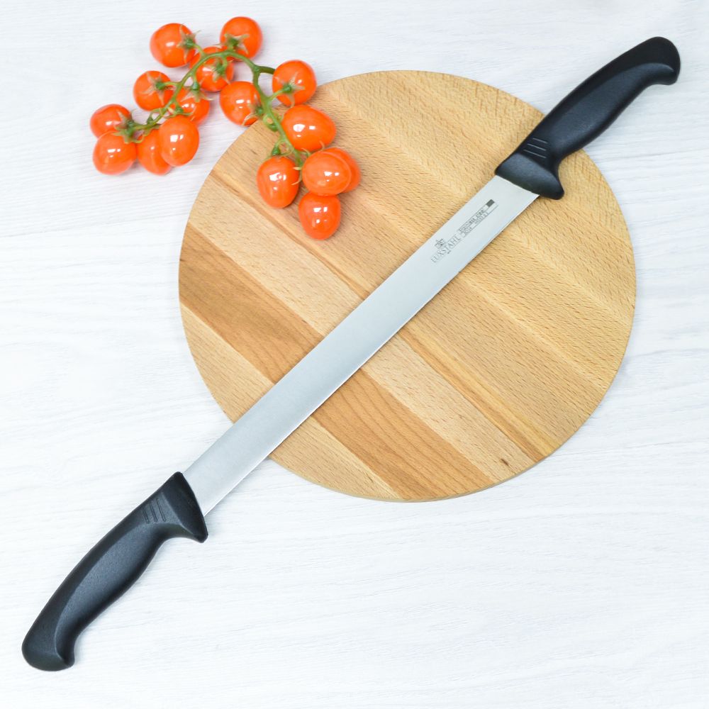 Нож для сыра с 2 ручками 12" 300мм Colour Luxstahl, WX-SL431