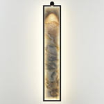 5078/35WL L-VISION ODL24 538 черн./серо-беж./металл/натур.камень/акрил Настен.светильн. со спотом LED 35W 3000K STOFLAKE