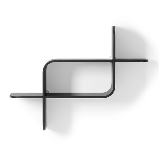 Полка настенная montage, черная