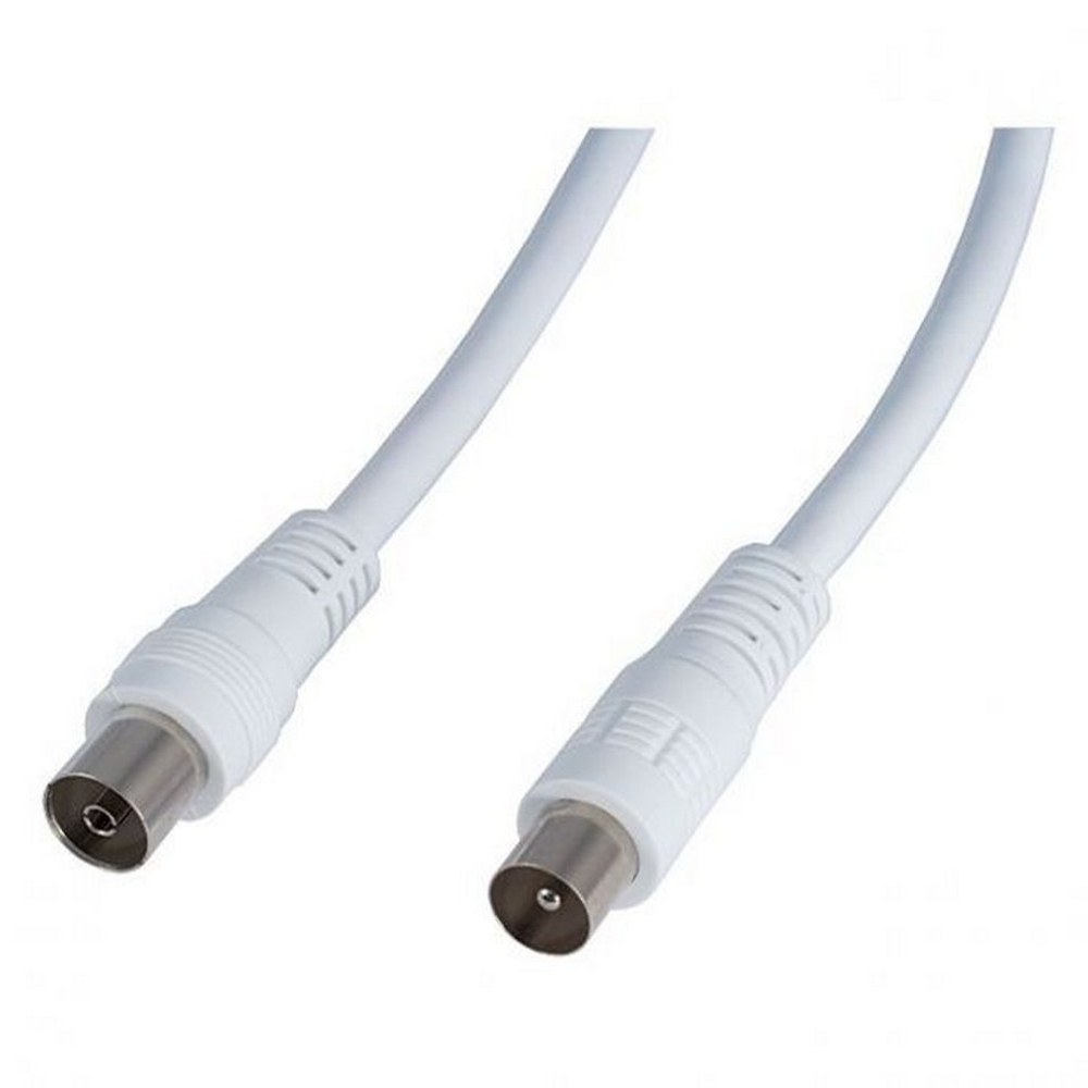 Удлинитель для ТВ антенн (вилка-розетка) -5.0м. Perfeo T5004