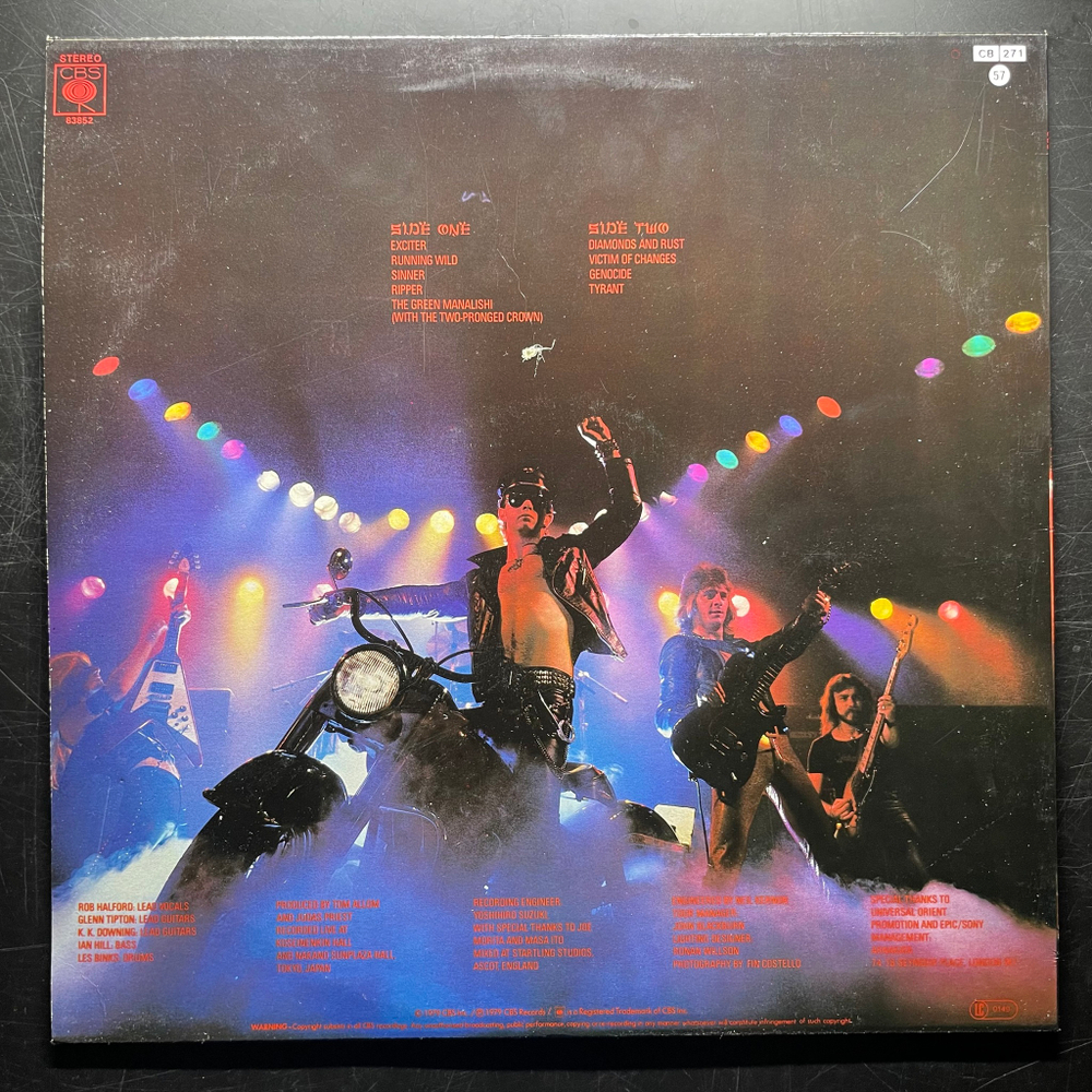 Judas Priest ‎– Unleashed In The East (Голландия 1979г.)