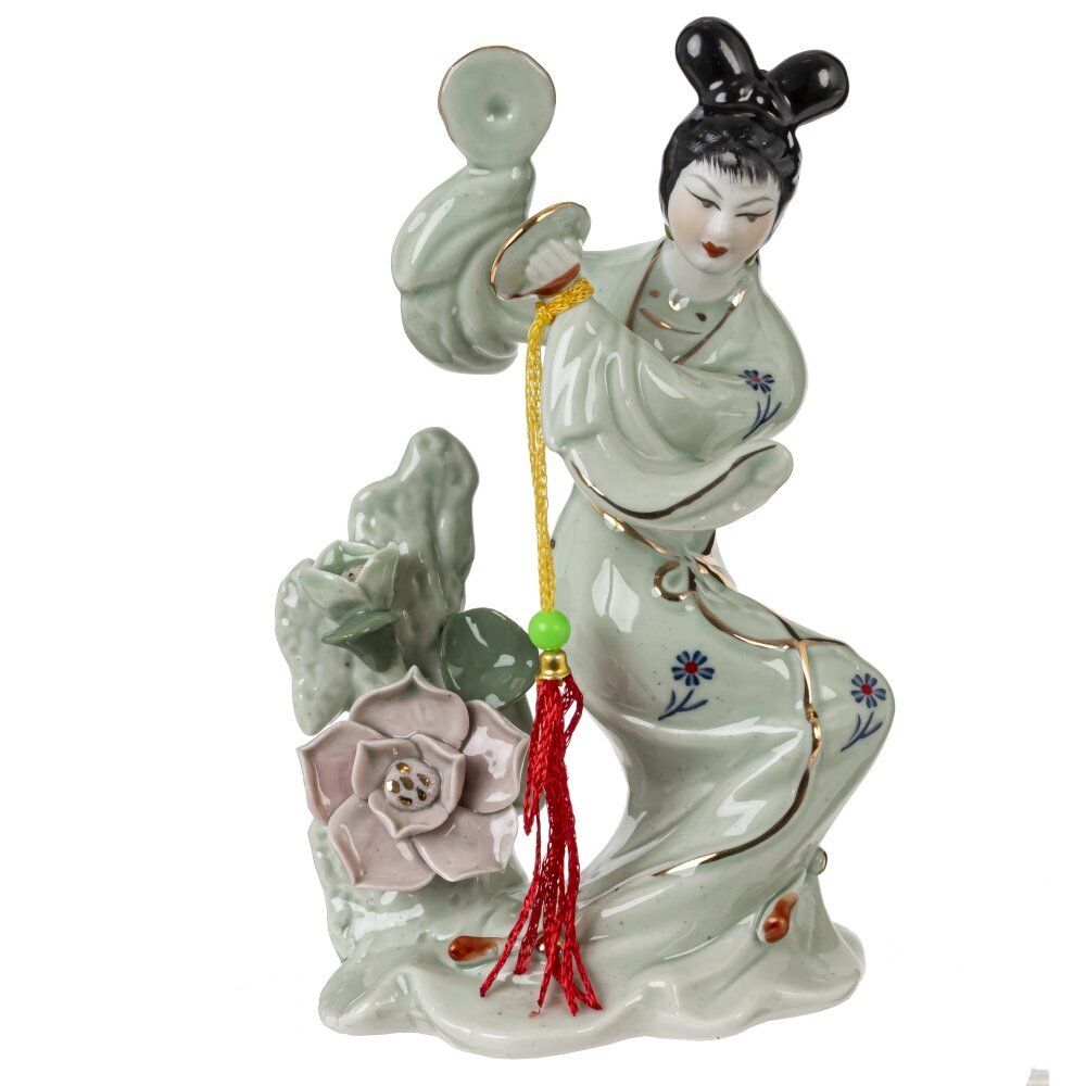 GAEM Фигурка декоративная "Гейша" (блок 4 шт), L11,5 W6,5 H15 см, 4в.