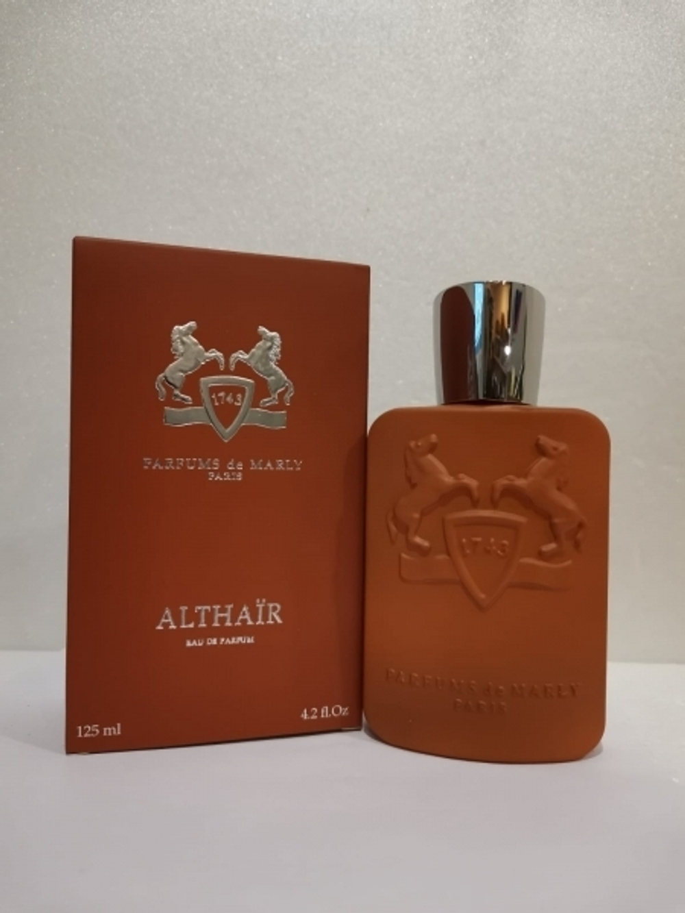 Parfums De Marly Althair 125 ml (Коробка парфюма без слюды, парфюм новый, распаковка для фото)
