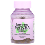 Lemme, Energy B12 и CoQ10, жевательные мармеладки, матча, 60 жевательных таблеток