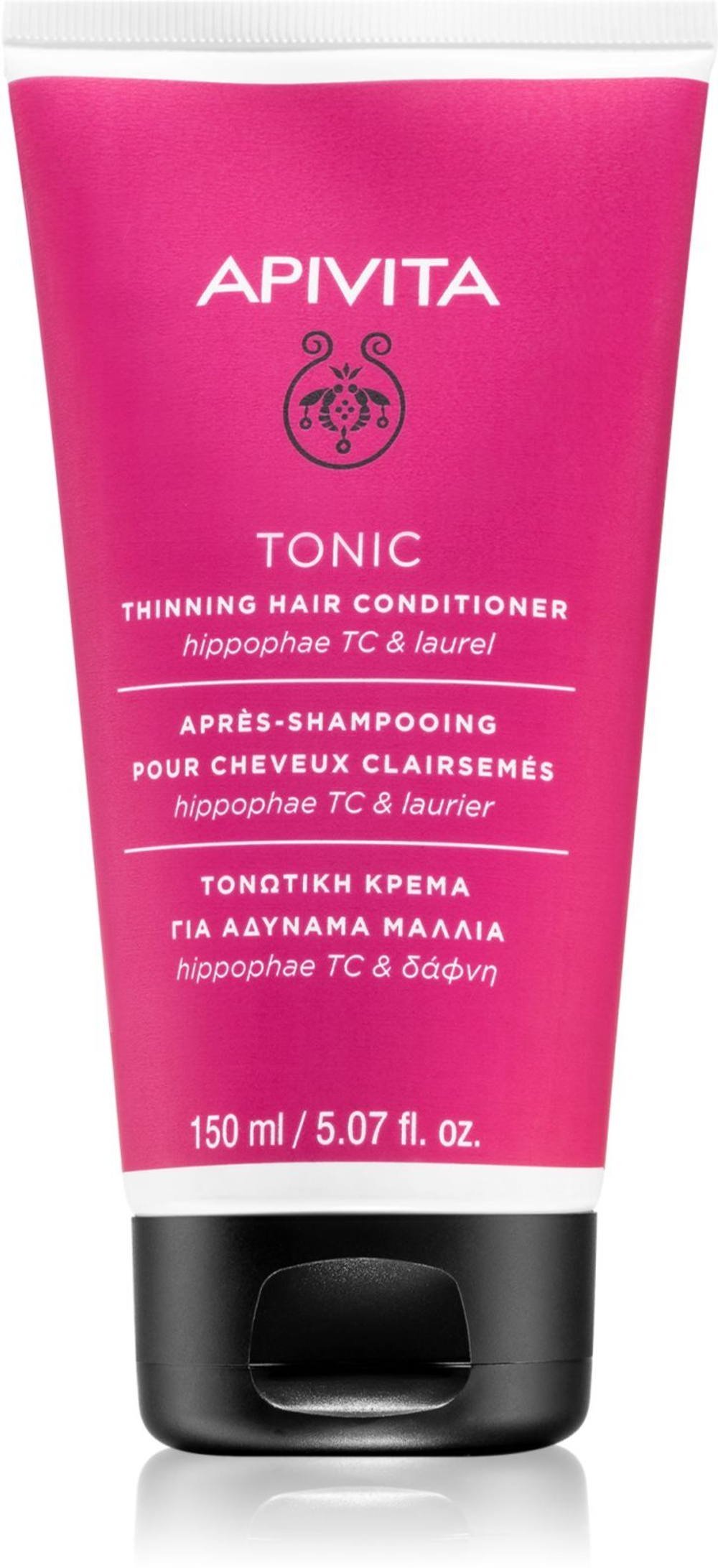 Apivita Holistic Hair Care Hippophae TC & Laurel - тонизирующий кондиционер для ослабленных и выпадающих волос /   150  ml  / GTIN 5201279086558