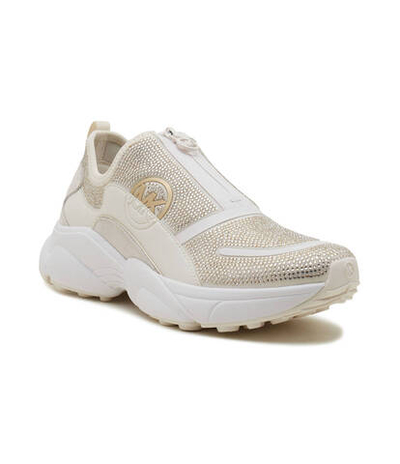 Кроссовки SAMI ZIP TRAINER Michael Kors - бежевый(43H3SMFSCD)