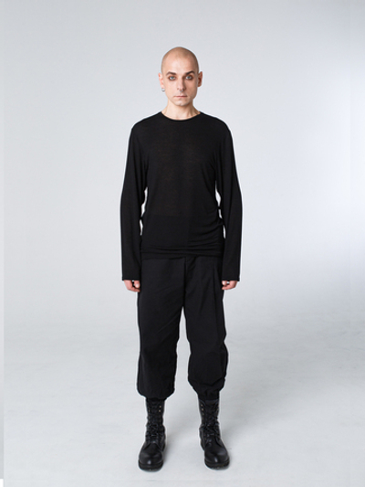 Лонгслив унисекс "Темнота". Черный