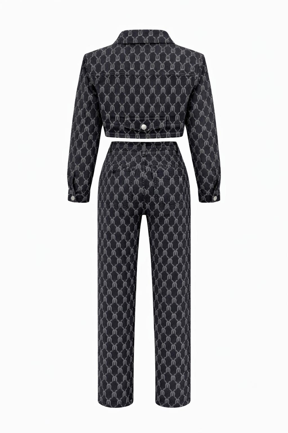 ITALY K костюм джинсовый - черный