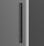Душевая дверь Soft VDS-3SO110CLGM, 1100, вороненая сталь, стекло прозрачное, , шт
