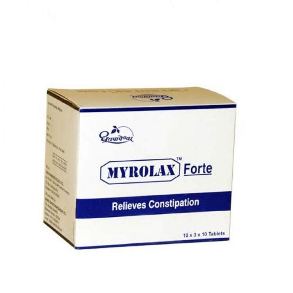 БАД Myrolax Forte Миролакс от запоров, 10 таб