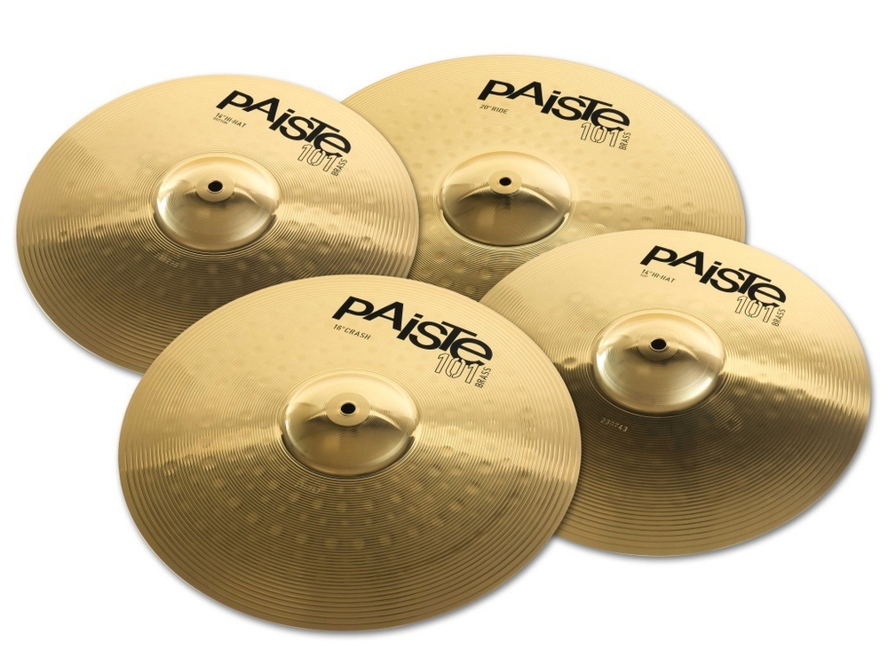 Комплект тарелок (14"/16"/20"), Paiste 000014USET 101 Brass Universal Set