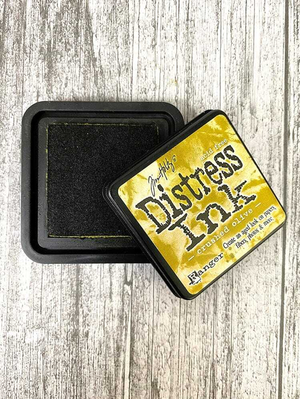 Distress Ink Pad. Crushed Olive