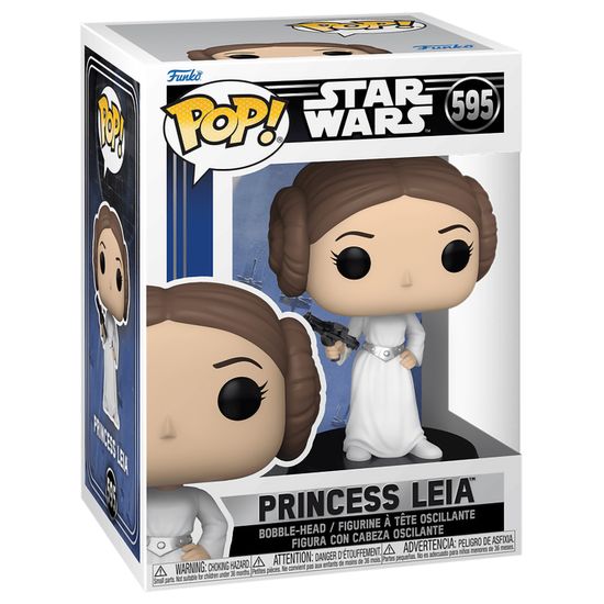 Фигурка Funko POP! Bobble Star Wars Ep 4 ANH Princess Leia (595) 67535  / Фигурка Фанко ПОП! по мотивам франшизы "Звездные войны", Лея Органа