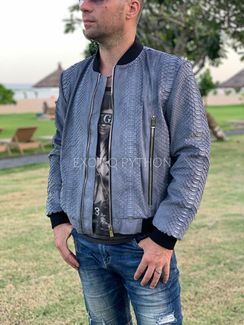 Куртка из кожи питона JT-131