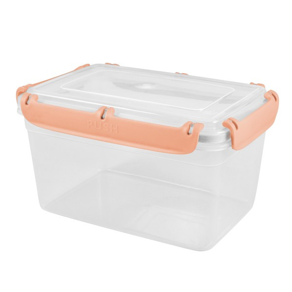 Контейнер BERGEN с защелками 2,4л персиковая карамель