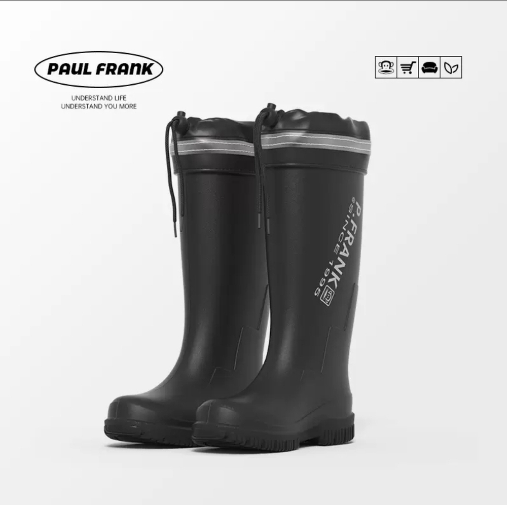 Резиновые сапоги с манжетой Paul Frank Since (Black)