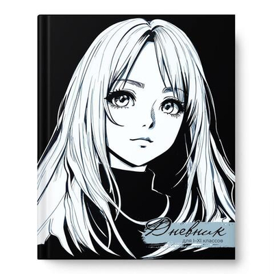 Дневник школьный А5 1-11 кл 40л. "Ч/б портрет" (Академия Групп)