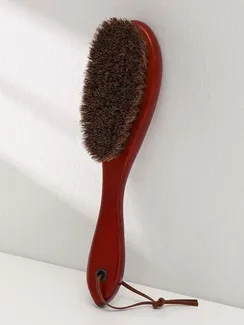 Щётка для одежды и обуви, 22,5×5,4 см, натуральный ворс, цвет МИКС