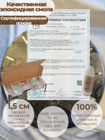 🕒 Часы настенные из эпоксидной смолы 30 см «Космическая бездна»