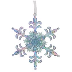 GAEM Украшение новогоднее "Снежинка", L13 W1,5 H14 см, 2в.