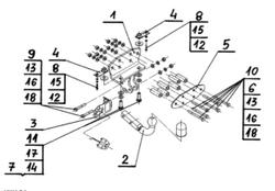 Фаркоп Steinhof T-170 для Toyota Land Cruiser 200 2008-2021, Lexus LX 2008-2021(паспорт и сертификат в комплекте)(без электрики)