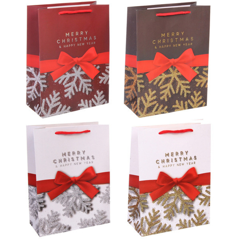 Пакет подарочный «Новогоднее поздравление» 18*24*8,5 см