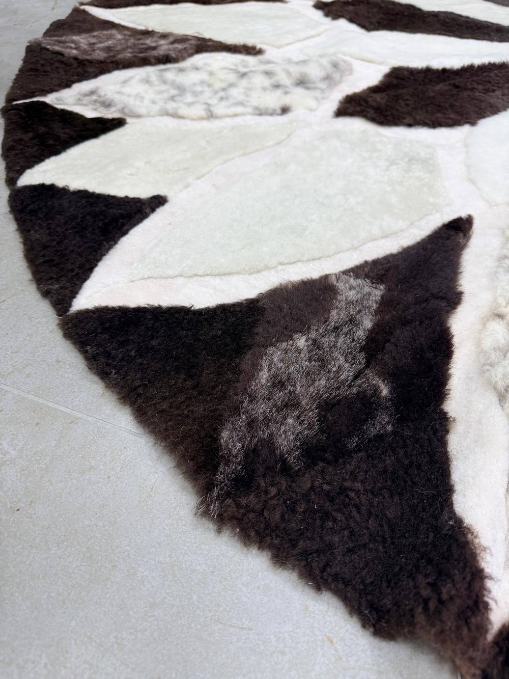 Ковер шкура натуральная овчина меховой