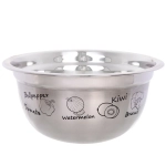 Миска из нержавеющей стали 2,6л 24*11,2см с рисунком