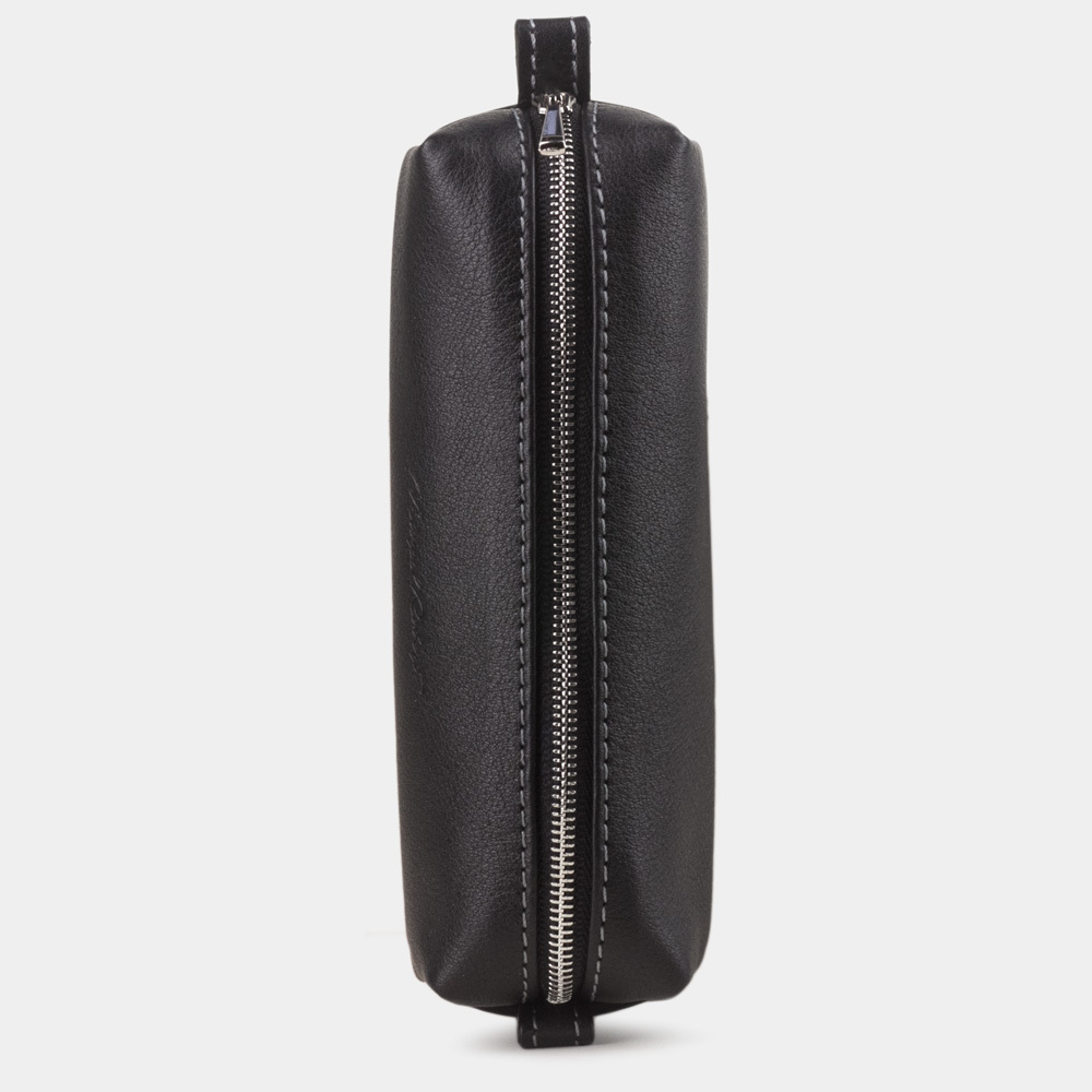 Ключница Coffre из кожи теленка, черного цвета