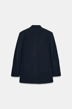 ZARA ДВУБОРТНЫЙ БЛЕЙЗЕР ОВЕРСАЙЗ, ПОЛОСКИ