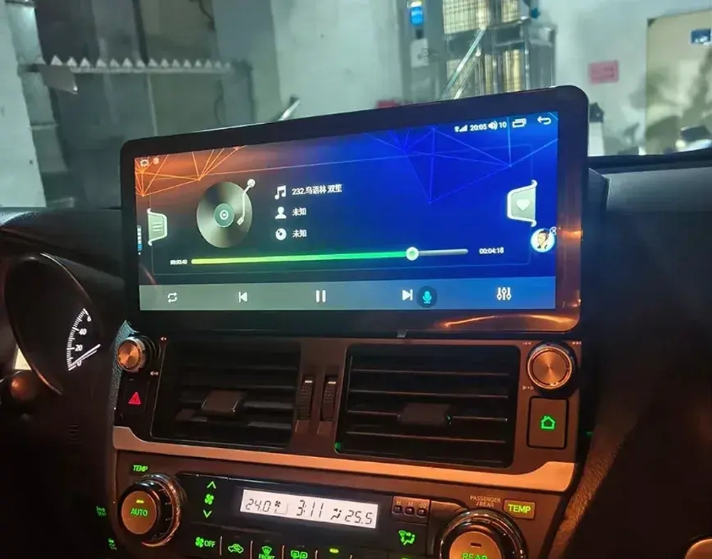 Магнитола для Toyota Land Cruiser Prado 150 2009-2013 - Redpower 85065XLM монитор 12.3" QLED в стиле Audi, Android 14, CarPlay, 4G SIM-слот