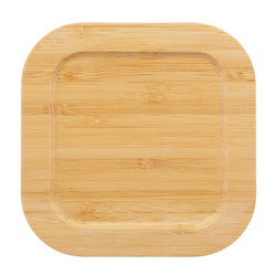 Набор квадратных контейнеров 3шт Smart Solutions с бамбуковыми крышками