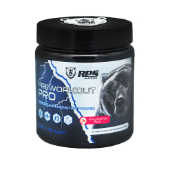 ПРЕДТРЕНИРОВОЧНЫЙ КОМПЛЕКС PRE-WORKOUT PRO, БАНКА 200г