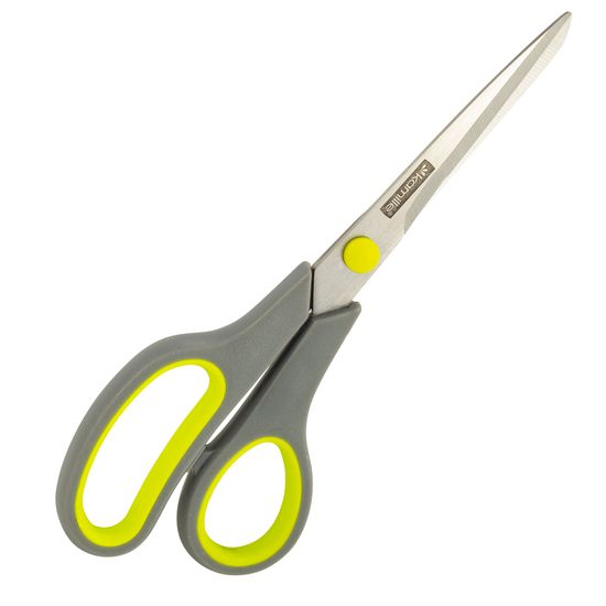 Ножницы универсальные 21,5 см. Kamille КМ-5182 из нержавеющей стали с пластиковыми ручками