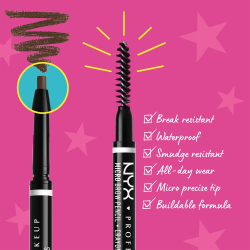 NYX Professional Makeup Micro Brow Pencil - карандаш для бровей, 0,09 g