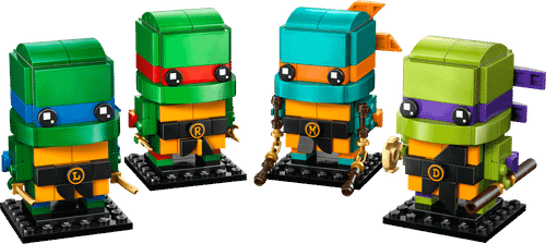 Конструктор LEGO BrickHeadz 40878 Teenage Mutant Ninja Turtles Figures