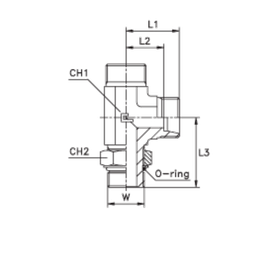 Штуцер FRLA DS12 UNF 3/4 (корпус)