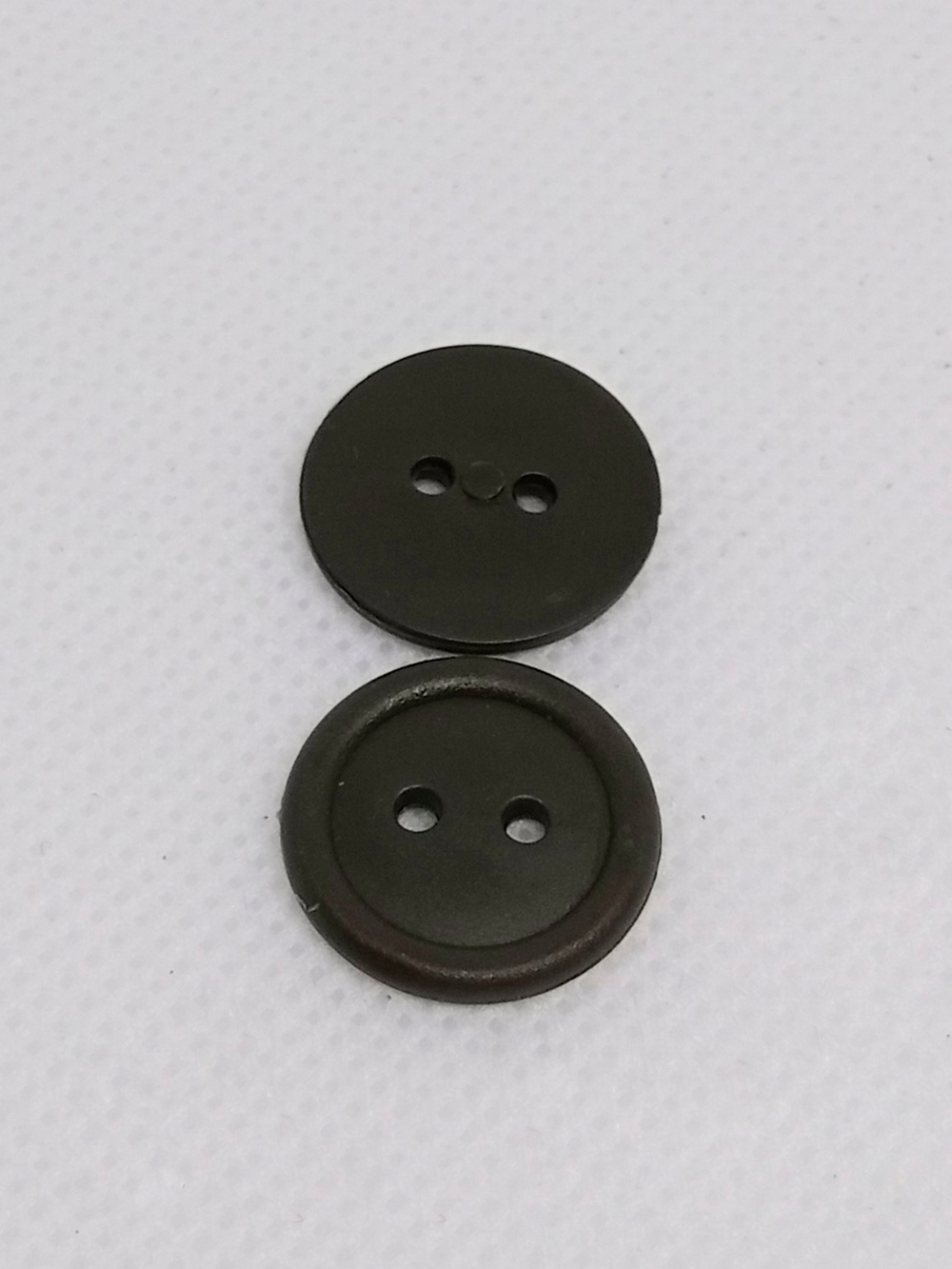 Пуговица для спецодежды 27L (17мм) 2 прокола, пластик, 1 шт