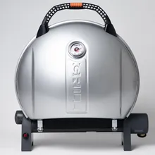 Портативный газовый гриль O-Grill 900MT bicolor black-silver + адаптер А