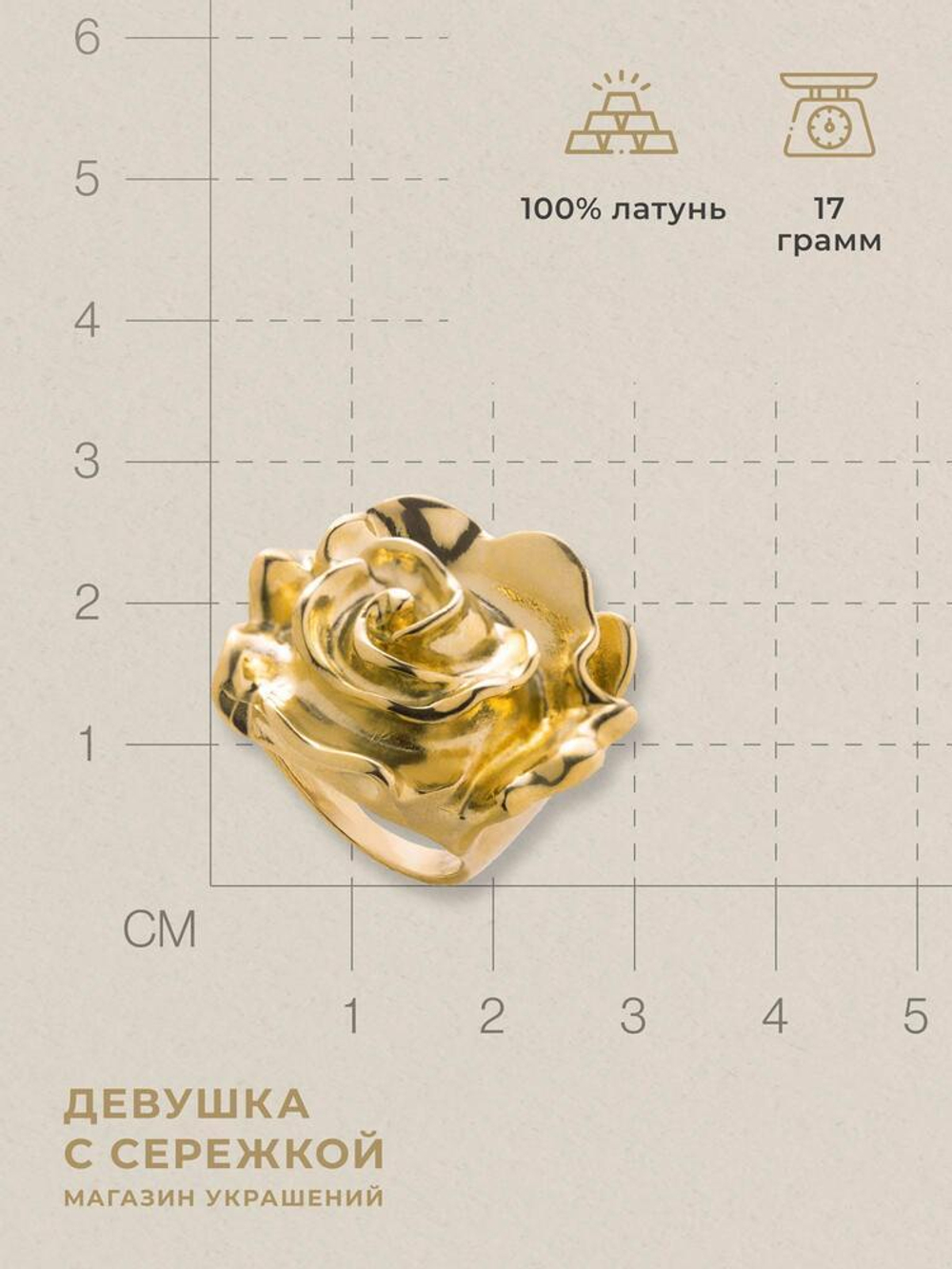 Кольцо «Роза»