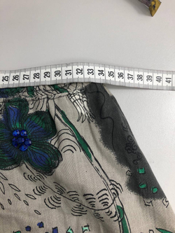 Юбка с цветочным принтом 46 размер