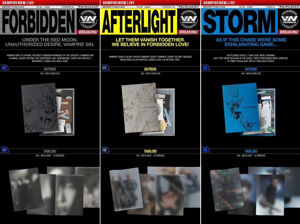 Альбом ENHYPEN - THE SIN : VANISH