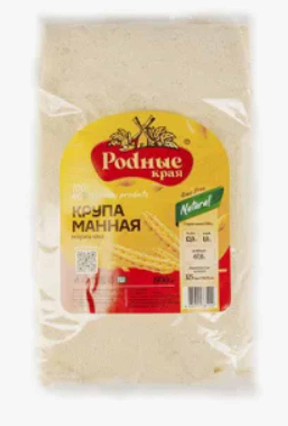 Манная крупа 800г Родные края