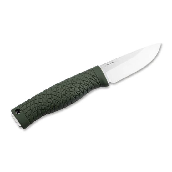 Нож Boker 121501 Bronco Mini CPM3V Green с клинком из стали CPM 3V, рукоять TPE