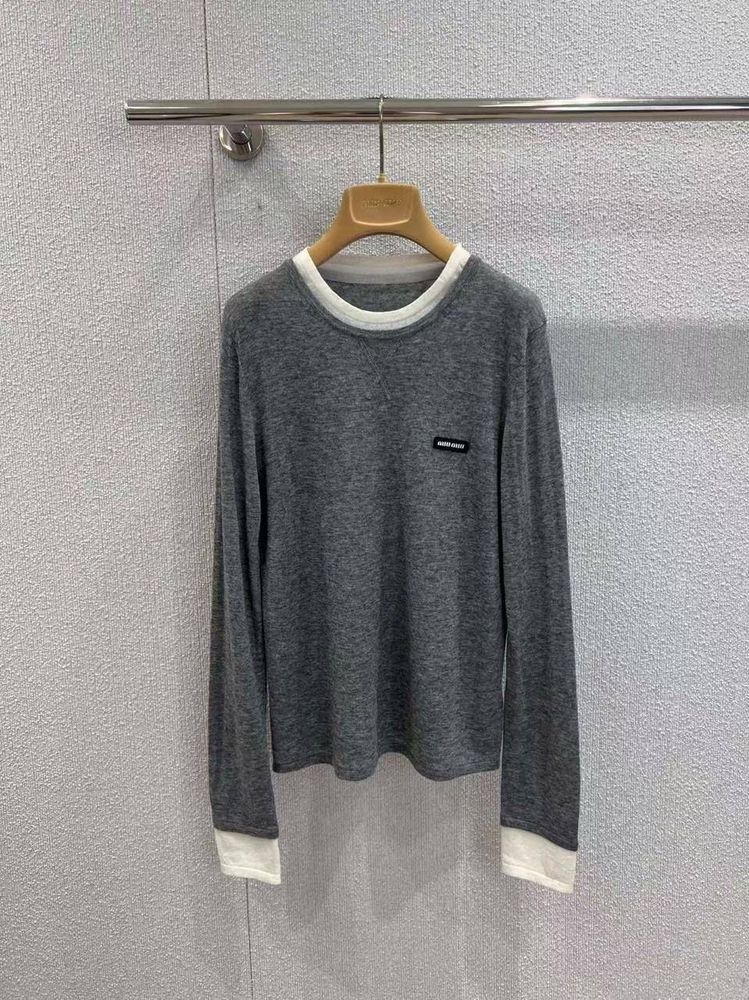 Лонгслив MIU MIU Лонгслив MIU MIU